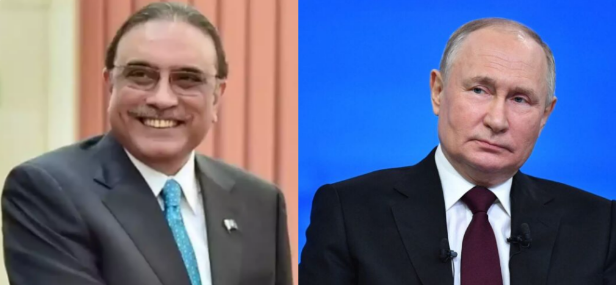 Zardari felicitates Russia's Putin on his victory in presidential elections