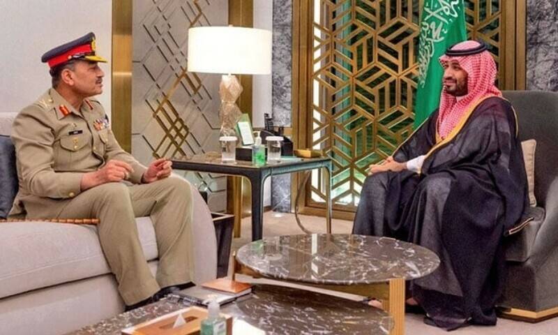 COAS discusses bilateral defence, security cooperation with Saudi Crown Prince