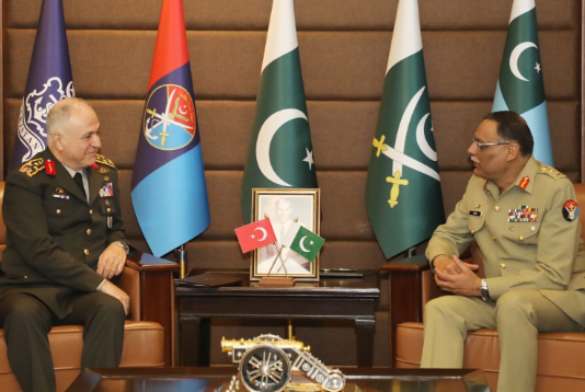 Turkish CGS calls on CJCSC, lauds Pakistan Armed Forces' professionalism