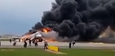Watch: At least 41 dead as Russian plane bursts into flames on landing