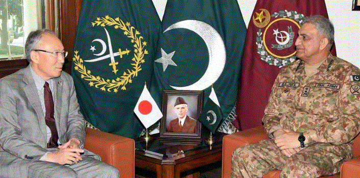Army chief, incoming Japanese envoy discuss matters of mutual interest