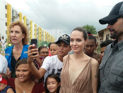Angelina Jolie urges international community to support Venezuelan children