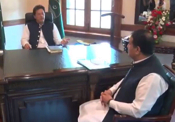 Punjab CM Buzdar call on PM Imran in Lahore