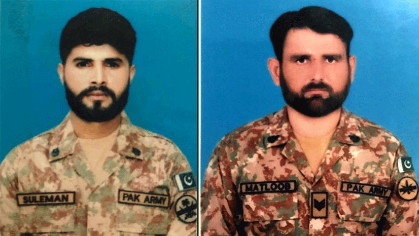 Two soldiers martyred in exchange of fire with terrorists near South Waziristan